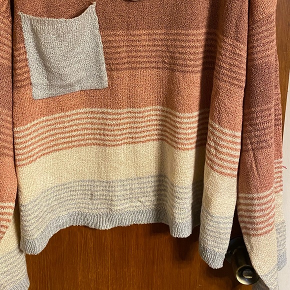 BiBi multi color striped long sleeve sweater size XL, new with tags - Picture 8 of 12